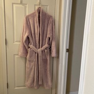 Lavender, fuzzy robe